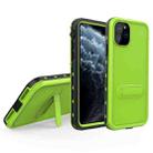 For iPhone 11 Pro RedPepper Shockproof Waterproof Solid Color PC + TPU Protective Case with Holder(Green) - 1