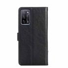 For OPPO A55 5G Zipper Bag PU + TPU Horizontal Flip Leather Case with Holder & Card Slot & Wallet & Lanyard(Black) - 3