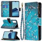 For vivo Y20 Colored Drawing Pattern Zipper Horizontal Flip Leather Case with Holder & Card Slots & Wallet(Plum Blossom) - 1