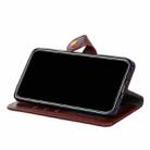 For Huawei nova 8 Pro 5G Zipper Bag PU + TPU Horizontal Flip Leather Case with Holder & Card Slot & Wallet & Lanyard(Brown) - 5