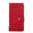 For Huawei Mate 40 Pro+ Zipper Bag PU + TPU Horizontal Flip Leather Case with Holder & Card Slot & Wallet & Lanyard(Red) - 2
