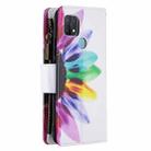 For OPPO A15 Colored Drawing Pattern Zipper Horizontal Flip Leather Case with Holder & Card Slots & Wallet(Sun Flower) - 3