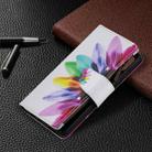 For OPPO A15 Colored Drawing Pattern Zipper Horizontal Flip Leather Case with Holder & Card Slots & Wallet(Sun Flower) - 6