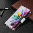 For OPPO A15 Colored Drawing Pattern Zipper Horizontal Flip Leather Case with Holder & Card Slots & Wallet(Sun Flower) - 7
