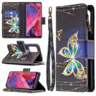 For OPPO A74 5G/A93 5G/A54 5G Colored Drawing Pattern Zipper Horizontal Flip Leather Case with Holder & Card Slots & Wallet(Big Butterfly) - 1