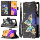 For OPPO Realme 8 /8 Pro Colored Drawing Pattern Zipper Horizontal Flip Leather Case with Holder & Card Slots & Wallet(Big Butterfly) - 1