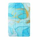 Silk Texture Colored Drawing Pattern Horizontal Flip Magnetic PU Leather Tablet Case with Three-folding Holder & Sleep / Wake-up Function For iPad Pro 11 2021 / 2020 / 2018(Marble Sands Blue) - 2