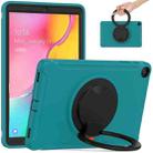 For Samsung Galaxy Tab A 10.1 T515/T510 2019 Shockproof TPU + PC Protective Case with 360 Degree Rotation Foldable Handle Grip Holder & Pen Slot(Blue) - 1