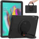 For Samsung Galaxy Tab S5e 10.5 inch T720 2019 Shockproof TPU + PC Protective Case with 360 Degree Rotation Foldable Handle Grip Holder & Pen Slot(Black) - 1