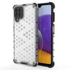 For Samsung Galaxy M32 4G Shockproof Honeycomb PC + TPU Protective Case(White) - 1