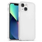 For iPhone 13 mini Skin Feel Frosted PC + TPU Shockproof Case with Color Button (White) - 1