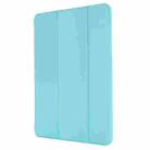 For iPad Pro 12.9 2022 / 2021 / 2020 / 2018 TPU Horizontal Flip Leather Tablet Case with Three-folding Holder(Green) - 2