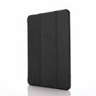 For iPad Pro 12.9 2022 / 2021 / 2020 / 2018 TPU Horizontal Flip Leather Tablet Case with Three-folding Holder(Black) - 2