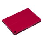 For iPad 10.2 / Pro 10.5 / Air 2019 Pressed Printing Cat and Tree Pattern Horizontal Flip Leather Case with Holder & Card Slots & Wallet(Rose Red) - 6