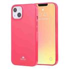 For iPhone 13 mini GOOSPERY JELLY Full Coverage Soft Case (Rose Red) - 1