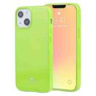 For iPhone 13 mini GOOSPERY JELLY Full Coverage Soft Case (Green) - 1