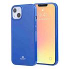 For iPhone 13 GOOSPERY JELLY Full Coverage Soft Case(Blue) - 1
