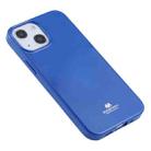 For iPhone 13 GOOSPERY JELLY Full Coverage Soft Case(Blue) - 2