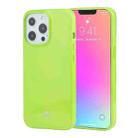 For iPhone 13 Pro GOOSPERY JELLY Full Coverage Soft Case (Green) - 1