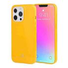 For iPhone 13 Pro Max GOOSPERY JELLY Full Coverage Soft Case (Yellow) - 1