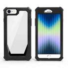 For iPhone SE 2022 / SE 2020 / 8 / 7 / 6s / 6 Stellar Space PC + TPU 360 Degree All-inclusive Shockproof Case(Black) - 1