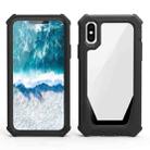 Stellar Space PC + TPU 360 Degree All-inclusive Shockproof Case For iPhone X / XS(Black) - 1