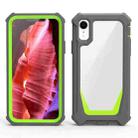 Stellar Space PC + TPU 360 Degree All-inclusive Shockproof Case For iPhone XR(Dark Grey+Yellow Green) - 1