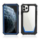 For iPhone 11 Pro Max Stellar Space PC + TPU 360 Degree All-inclusive Shockproof Case (Black Blue) - 1