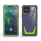For iPhone 12 mini Stellar Space PC + TPU 360 Degree All-inclusive Shockproof Case (Dark Grey+Yellow Green) - 1