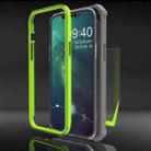 For iPhone 12 mini Stellar Space PC + TPU 360 Degree All-inclusive Shockproof Case (Dark Grey+Yellow Green) - 3