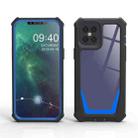 For iPhone 12 mini Stellar Space PC + TPU 360 Degree All-inclusive Shockproof Case (Black Blue) - 1