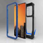 For Samsung Galaxy S20 Stellar Space PC + TPU 360 Degree All-inclusive Shockproof Case(Black Blue) - 3