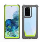 For Samsung Galaxy S20+ Stellar Space PC + TPU 360 Degree All-inclusive Shockproof Case(Dark Grey+Yellow Green) - 1