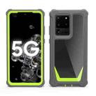 For Samsung Galaxy S20 Ultra Stellar Space PC + TPU 360 Degree All-inclusive Shockproof Case(Dark Grey+Yellow Green) - 1