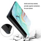 Silk Texture Colored Drawing Pattern Horizontal Flip Magnetic PU Leather Tablet Case with Three-folding Holder & Sleep / Wake-up Function For iPad Pro 11 (2018/2020/2021)(Green Marble) - 9