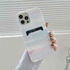 IMD Pattern TPU Case with Card Slot For iPhone 11(Dazzle Clouds) - 1
