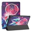 For Amazon Fire HD 10 Plus (2021)/HD 10 (2021) Silk Texture Colored Drawing Pattern Horizontal Flip Magnetic PU Leather Case with Three-folding Holder & Sleep / Wake-up Function(Star Dream Catcher) - 1