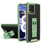 For OPPO Realme 8 / 8 Pro Dual-color Skin Feel TPU + PC Magnetic Shockproof Case with Invisible Holder(Green) - 1