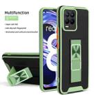 For OPPO Realme 8 / 8 Pro Dual-color Skin Feel TPU + PC Magnetic Shockproof Case with Invisible Holder(Green) - 2