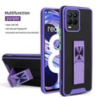 For OPPO Realme 8 / 8 Pro Dual-color Skin Feel TPU + PC Magnetic Shockproof Case with Invisible Holder(Purple) - 2