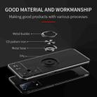 For OPPO A93s 5G Metal Ring Holder 360 Degree Rotating TPU Case(Black+Red) - 3