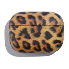 Anti-fall Wireless Earphone PC Protective Case For AirPods Pro(Brown Leopard Texture) - 2