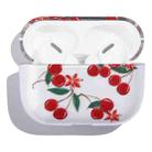 Fruit Pattern Anti-fall Wireless Earphone PC Protective Case For AirPods Pro(Cherry) - 1