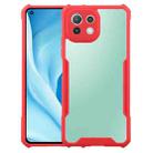 For Xiaomi Mi 11 Lite Acrylic + Color TPU Shockproof Case(Red) - 1