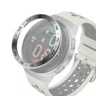 For Huawei Watch GT2e Smart Watch Stainless Steel Bezel Ring, Style:A Version Time(Silver Ring Black Lettering) - 1