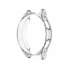 For Samsung Galaxy Watch4 Classic 46mm Electroplating Hollow Half-pack TPU Protective Case(Transparent) - 1