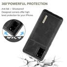 For Samsung Galaxy S20+ DG.MING M1 Series 3-Fold Multi Card Wallet  Back Cover Shockproof Case with Holder Function(Black) - 4