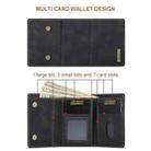 For Samsung Galaxy S20+ DG.MING M1 Series 3-Fold Multi Card Wallet  Back Cover Shockproof Case with Holder Function(Black) - 9