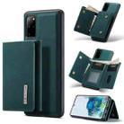 For Samsung Galaxy S20+ DG.MING M1 Series 3-Fold Multi Card Wallet  Back Cover Shockproof Case with Holder Function(Green) - 1