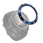 For Garmin Fenix 3/3 HR Smart Watch Steel Bezel Ring, A Version(Blue Ring White Letter) - 1